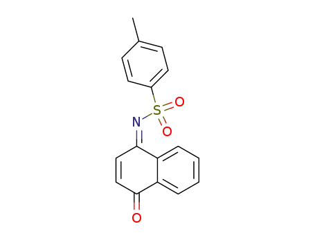 Molecular Structure of 36062-30-3 (Benzenesulfonamide, 4-methyl-N-(4-oxo-1(4H)-naphthalenylidene)-)