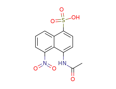 4-acetylamino-8-nitro-naphthalene-1-sulfonic acid