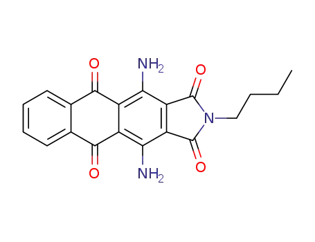 4,11-Diamino-2-butyl-1H-naphth(2,3-f)isoindole-1,3,5,10(2H)-tetrone
