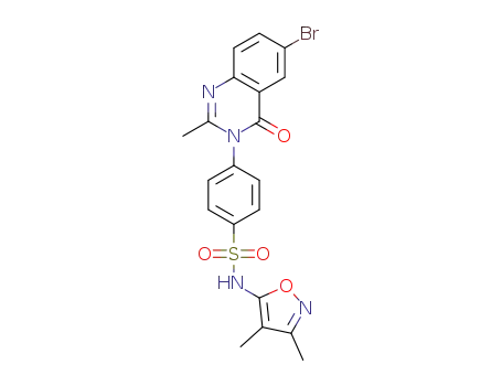 4-(6-bromo-2-methyl-4-oxoquinazolin-3(4H)-yl)-N-(3,4-dimethyl-1,2-oxazol-5-yl)benzenesulfonamide