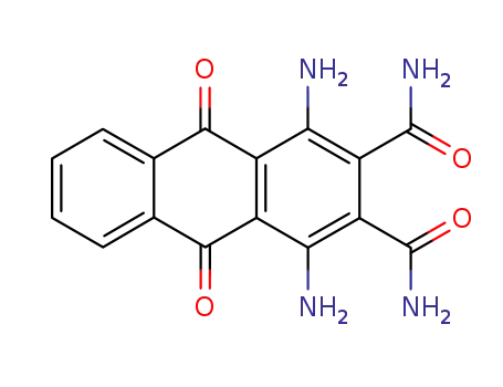 1,4-diamino-9,10-dioxo-9,10-dihydro-anthracene-2,3-dicarboxylic acid diamide