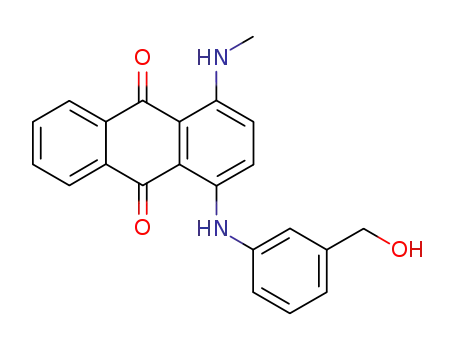 1-(3-hydroxymethyl-anilino)-4-methylamino-anthraquinone