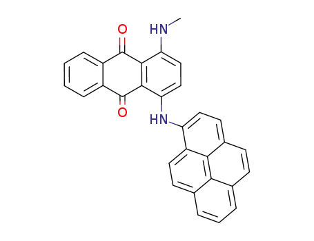 1-methylamino-4-pyren-1-ylamino-anthraquinone