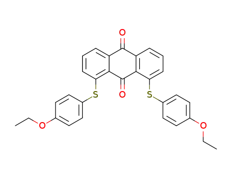1,8-bis-(4-ethoxy-phenylsulfanyl)-anthraquinone