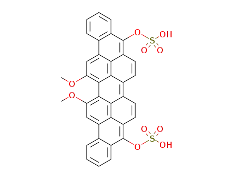 16,17-dimethoxy-5,10-bis-sulfooxy-anthra[9,1,2-cde]benzo[rst]pentaphene
