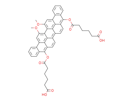 5,10-bis-(5-carboxy-valeryloxy)-16,17-dimethoxy-anthra[9,1,2-cde]benzo[rst]pentaphene