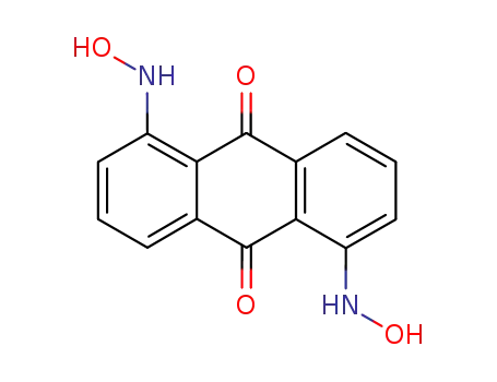 Molecular Structure of 60080-32-2 (9,10-Anthracenedione, 1,5-bis(hydroxyamino)-)