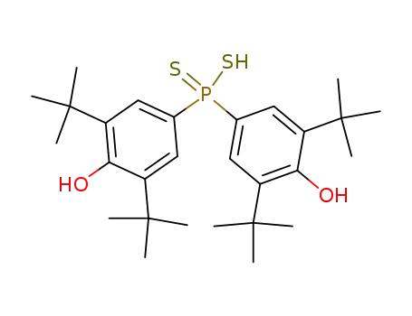 bis(3,5-di-t-butyl-4-hydroxyphenyl)phosphinodithioic acid