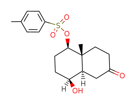 (4aα,5α,8α,8aβ)-octahydro-5,8-dihydroxy-4a-methyl-2(1H)-naphthalenone 5-(4-methylbenzenesulfonate)
