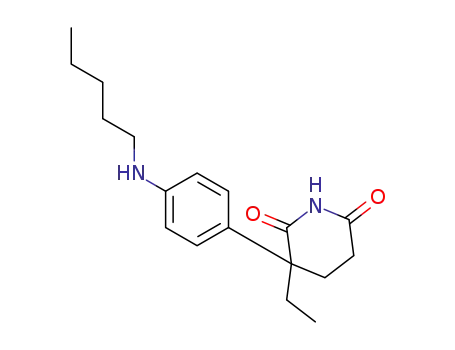 3-ethyl-3-(4-(pentylamino)phenyl)piperidine-2,6-dione