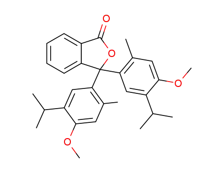 3,3-bis-(5-isopropyl-4-methoxy-2-methyl-phenyl)-phthalide