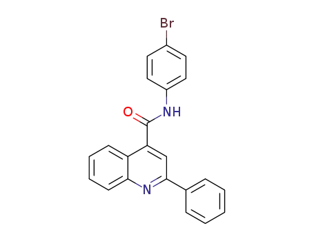 2-phenyl-N-(4-bromophenyl)-quinoline-4-carboxamide