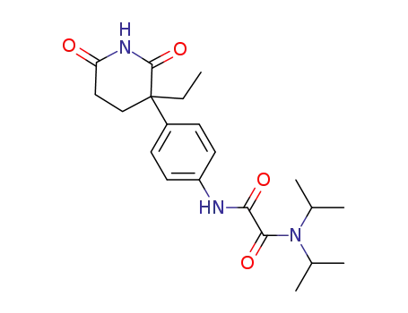 N1-(4-(3-ethyl-2,6-dioxopiperidin-3-yl)phenyl)-N2,N2-diisopropyloxalamide