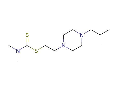 2-(4-isobutylpiperazin-1-yl)ethyldimethylcarbamodithioate