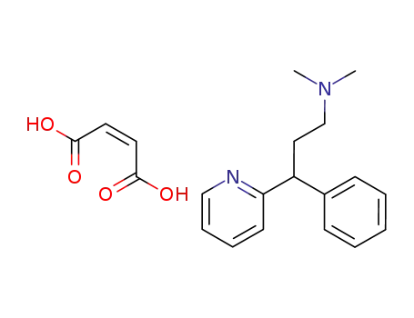 Molecular Structure of 132-20-7 (Pheniramine maleate)