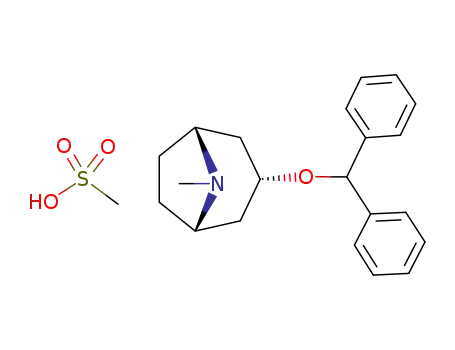 Molecular Structure of 132-17-2 (Benztropine mesylate)