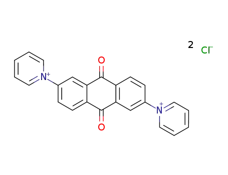 1,1'-(9,10-dioxo-9,10-dihydro-anthracene-2,6-diyl)-bis-pyridinium; dichloride