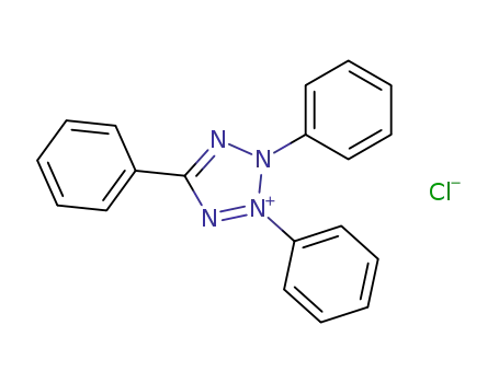 Molecular Structure of 298-96-4 (2,3,5-Triphenyltetrazolium chloride)