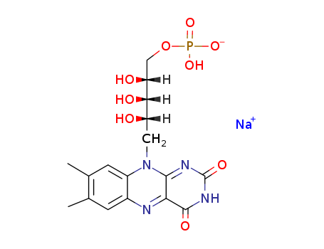 Riboflavin-5-phosphate sodium                                                                                                                                                                           (130-40-5)