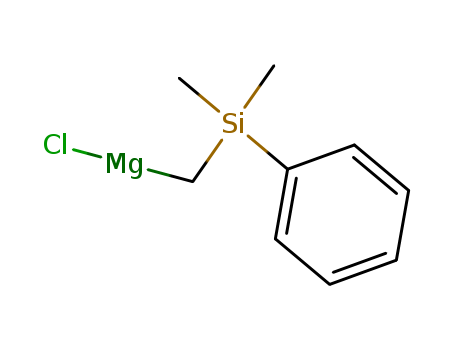 Molecular Structure of 107735-20-6 (Magnesium, chloro[(dimethylphenylsilyl)methyl]-)