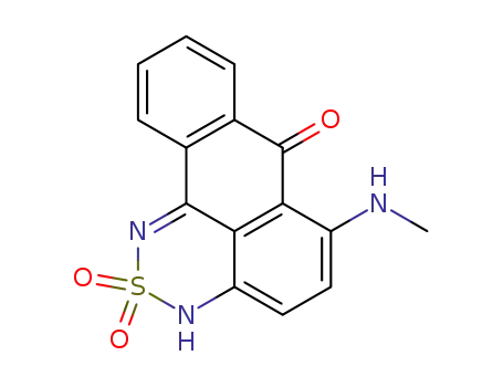 6-methylamino-2,2-dioxo-3H-2λ6-anthra[1,9-cd][1,2,6]thiadiazin-7-one