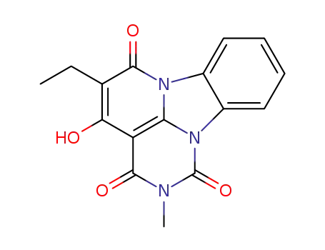 4-Hydroxy-2-methyl-5-ethyl-1H,6H-2,6a,10b-triazafluoranthene-1,3,6(2H)-trione