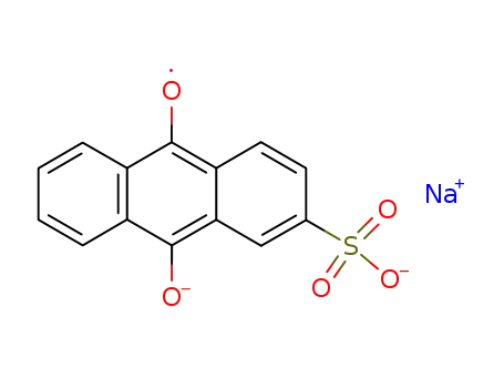 9,10-anthraquinone-2-sodiumsulphonate radical anion