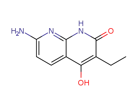 7-amino-3-ethyl-1,2-dihydro-4-hydroxy-2-oxo-1,8-naphthyridine