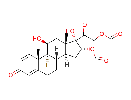 9α-Fluor-16α,21-bis(formyloxy)-11β,17α-dihydroxy-1,4-pregnadien-3,20-dion