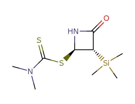 (3S,4R)-3-(trimethylsilyl)-2-oxoazetidin-4-yl N,N-dimethyldithiocarbamate
