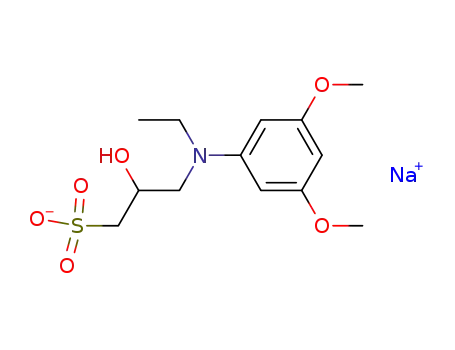 1-Propanesulfonic acid, 3-[(3,5-dimethoxyphenyl)ethylamino]-2-hydroxy-, sodium salt