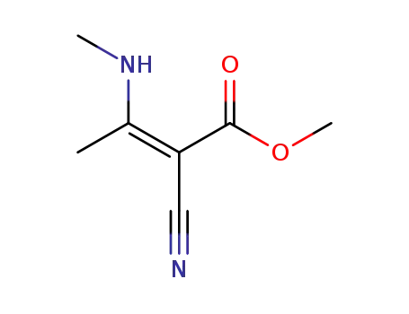2-cyano-3-methylaminobut-2-enoic acid methyl ester