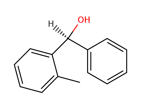 Molecular Structure of 1517-59-5 (Benzenemethanol, 2-methyl-a-phenyl-, (S)-)