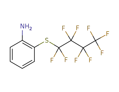2-((perfluorobutyl)thio)aniline