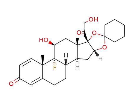 16α,17-cyclohexyLiDenedioxy-9-fluoro-11β,21-dihydroxy-pregna-1,4-diene-3,20-dione