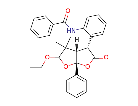 N-[2-((3R,3aS,6aR)-5-Ethoxy-4,4-dimethyl-2-oxo-6a-phenyl-hexahydro-furo[2,3-b]furan-3-yl)-phenyl]-benzamide