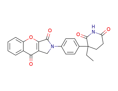 2-[4-(3-Ethyl-2,6-dioxo-piperidin-3-yl)-phenyl]-1,2-dihydro-chromeno[2,3-c]pyrrole-3,9-dione