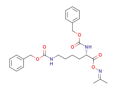 Nα,Nε-dibenzyloxycarbonyl L-lysine acetoxime ester