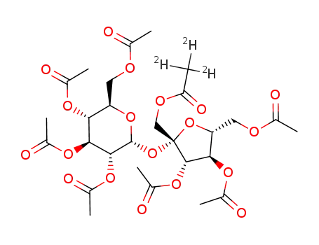 perdeuteroacetylated of 2,3,4,6,3',4',6'-heptaacetyl sucrose