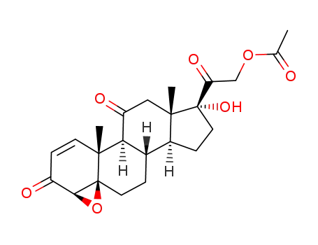 21-Acetoxy-4β,5β-epoxy-17α-hydroxy-1-pregnene-3,11,20-trione