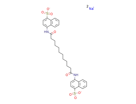 disodium 4,4'-<1,10-decanediylbis(carbonylamino)>bis(1-naphthalenesulfonate)