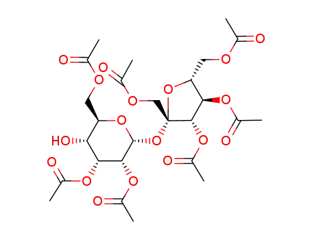 2,3,6-tri-O-acetyl-α-D-allopyranosyl 1,3,4,6-tetra-O-acetyl-β-D-fructofuranoside