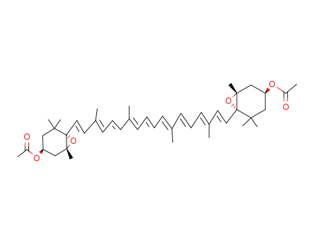 (3S,5R,6S,3'S,5'R,6'S)-violaxanthin diacetate