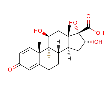 9α-fluoro-11β,16α,17α-trihydroxy-3-oxoandrosta-1,4-diene-17β-carboxylic acid