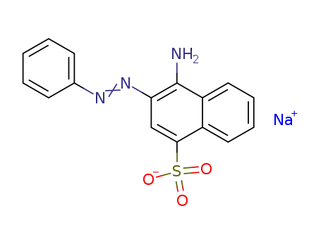 4-amino-3-(2-phenyl-1-diazenyl)-1-naphthalenesulfonic acid sodium salt