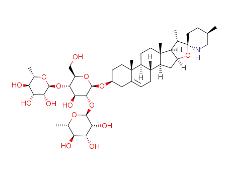 Molecular Structure of 20311-51-7 (Solamargine)