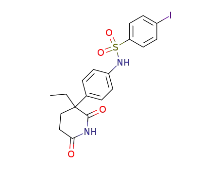 N-[4-(3-Ethyl-2,6-dioxo-piperidin-3-yl)-phenyl]-4-iodo-benzenesulfonamide