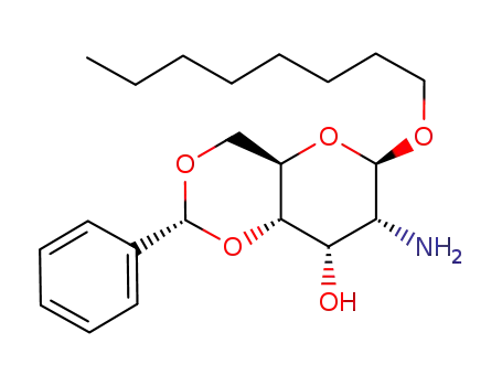 1-octyl 2-amino-4,6-O-benzylidene-2-deoxy-β-D-allopyranoside