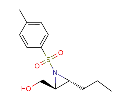 ((2S*,3R*)-3-propyl-1-tosylaziridin-2-yl)methanol