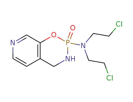 bis-(2-chloro-ethyl)-(2-oxo-3,4-dihydro-2H-1-oxa-3,7-diaza-2λ5-phospha-naphthalen-2-yl)-amine
